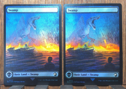 MTG💀 Swamp ( FOIL ) Universes Beyond: Jurassic World Collection NEAR MINT❤💕 - Image 4