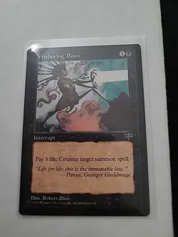 Magic The Gathering WITHERING Boon - Image 1