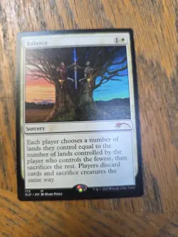 2020 MTG Magic the Gathering SLD Secret Lair Drop #173 Balance Mythic Mark Poole - Image 1