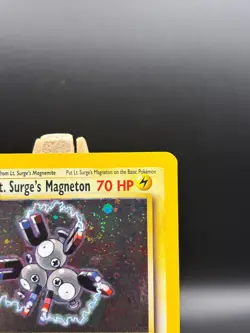 Lt. Surge's Magneton 8/132 Holo Gym Heroes Vintage Pokemon 2000 - MP/HP 8/132 - Image 4