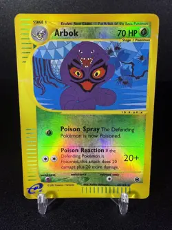 Arbok Reverse Holo 035/165 Rare Expedition Pokemon TCG - Image 1