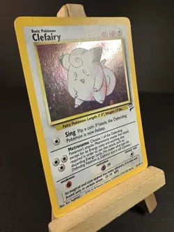 Clefairy 06/130 Base Set 2 Holo Rare Pokemon TCG Vintage LP - Image 3