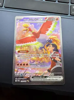 Ethan's Ho-Oh ex SIR 230/182 Sv10: Destined Rivals Holo Pokemon - Image 1