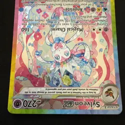2025 Pokemon SV Prismatic Evolutions PRE EN Sylveon ex #156/131 - Image 5