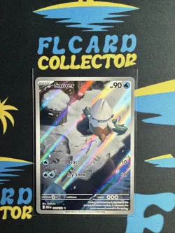 2025 Pokemon Mega Evolution Snover Illustration Rare #140/132 - Image 1