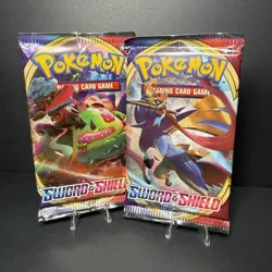 Pokemon TCG Booster Pack Lot (12) - Sword & Shield & Scarlet Violet - Sealed - Image 3