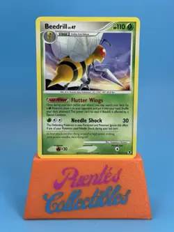 Pokemon TCG Beedrill 15/111 Rising Rivals 2009 Rare NM - Image 1