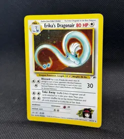 Pokemon TCG Erika's Dragonair 4/132 Gym Heroes Holo Rare Unlimited Vintage - Image 2