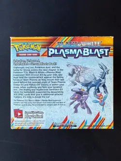 Black & White Plasma Blast Pokemon EMPTY Booster Box - Image 3