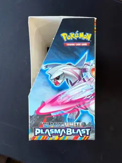 Black & White Plasma Blast Pokemon EMPTY Booster Box - Image 4
