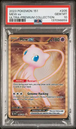 2023 POKEMON 151 ULTRA-PREM COLL #205 MEW EX PSA 10 - Image 1