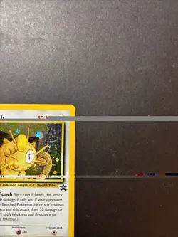 Meowth 10/53 WOTC Black Star Promo Holo Pokemon MO - Image 3