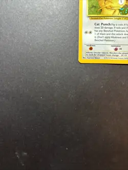 Meowth 10/53 WOTC Black Star Promo Holo Pokemon MO - Image 4