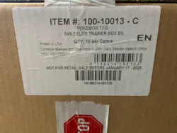Pokemon SV8.5 Prismatic Evolutions ETB Elite Trainer 10 Box Factory Sealed Case - Image 1