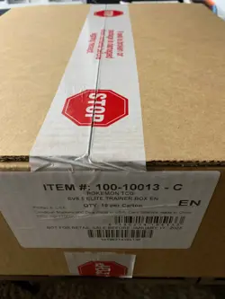 Pokemon SV8.5 Prismatic Evolutions ETB Elite Trainer 10 Box Factory Sealed Case - Image 2