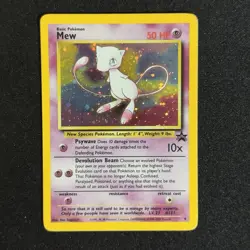 Mew 9 Pokemon TCG 2000 WOTC Black Star Promo 9 Holo WOTC English - Image 1