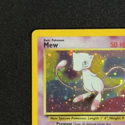Mew 9 Pokemon TCG 2000 WOTC Black Star Promo 9 Holo WOTC English - Image 3