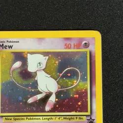 Mew 9 Pokemon TCG 2000 WOTC Black Star Promo 9 Holo WOTC English - Image 4