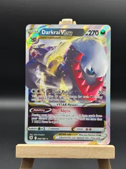Darkrai VSTAR 099/189 SWSH10: Astral Radiance Holo Ultra Rare Pokemon TCG NM 099 - Image 1