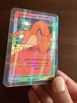Zardichar (Charizard) Breakout 3/7 - 1st Edition Pokederp First Fan Art Pokemon - Image 4