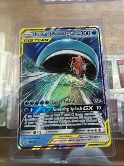 The Pokemon Company Magikarp & Wailord GX SM166 Jumbo TAG TEAM Promo Oversized - Image 1