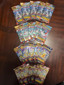Pokemon TCG Surging Sparks Loose Booster Packs New & Factory Sealed (Lot of 20) - Image 1