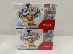 Pokemon TCG: Prismatic Evolutions ETB & Booster Bundle Costco 2-Pack - LOT Of 2 - Image 1