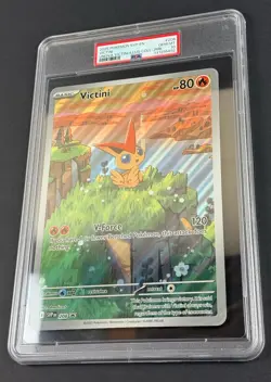 PSA 10 *JUMBO* VICTINI SVP EN #208 Pokemon 2025 Unova Illustration Collection - Image 3