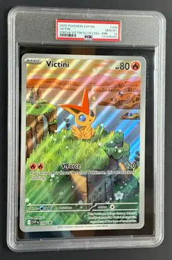 PSA 10 *JUMBO* VICTINI SVP EN #208 Pokemon 2025 Unova Illustration Collection - Image 4