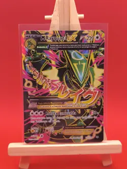 Mega M Rayquaza EX 105/108 Roaring Skies Full Art Holo SPANISH Pokemon Card - Image 2