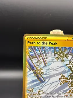 Astral Radiance Pokemon TCG Gold Trainer Path to the Peak 213/189 Secret Rare NM - Image 3