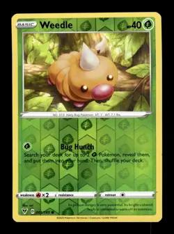 Pokemon Vivid Voltage Weedle 001/185 Reverse Holo - Image 1