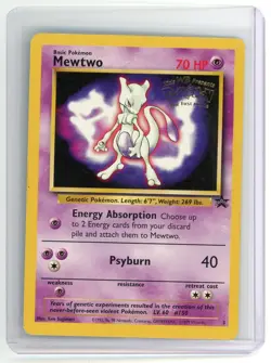 Pokemon TCG - Mewtwo 3 - WOTC Promo - Stamped Promo - Image 1