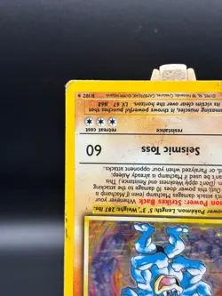 1999 Pokemon Machamp 1st Edition #8/102 Holo Rare Base Set WoTC 8/102 - Image 5