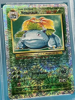 Pokemon Legendary Collection - Venusaur (Reverse Holo) Psa 6 - VERY RARE - Image 1