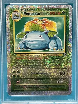 Pokemon Legendary Collection - Venusaur (Reverse Holo) Psa 6 - VERY RARE - Image 4