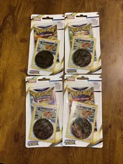 Pokemon TCG: Brilliant Stars Checklane Blister (x4) - Eevee Promos - Image 1