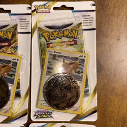 Pokemon TCG: Brilliant Stars Checklane Blister (x4) - Eevee Promos - Image 2