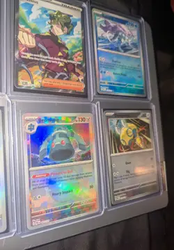 LOT of 8 Pokemon Holo Full Art English Master Ball Prismatic Evolutions NM-M - Image 3