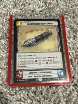 Constructed Lightsaber (261/264) - Star Wars Unlimited LOF - [LEGENDARY] - Image 1