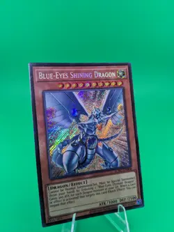 Yu-Gi-Oh! Blue-Eyes Shining Dragon LCKC-EN008 Secret Rare - Image 2
