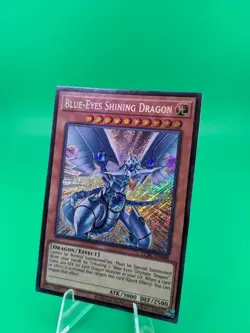Yu-Gi-Oh! Blue-Eyes Shining Dragon LCKC-EN008 Secret Rare - Image 3