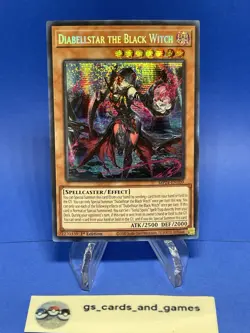 Diabellstar the Black Witch MP24-EN109 - Prismatic Secret Rare - Yugioh! - Image 1