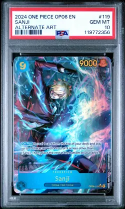 One Piece: Sanji (Alternate Art) OP06-119 | PSA 10 - Image 1