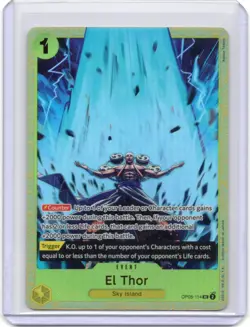 El Thor OP05-114 Promo One Piece Card Best Vol 2 Premium Collection - English - Image 1