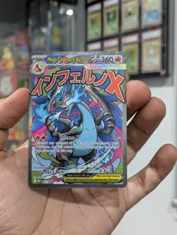 Pokemon Card 2025 MEGA CHARIZARD X EX MEP 023 Black Star Promo Mega Evolutions - Image 2