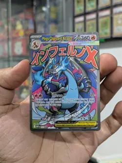 Pokemon Card 2025 MEGA CHARIZARD X EX MEP 023 Black Star Promo Mega Evolutions - Image 5