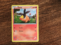 Tepig 15/114 Cosmos Holo Black and White Card Near Mint: Pokemon TCG - Image 1
