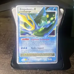 Empoleon LV.X DP11 Holo Diamond and Pearl Promo 2007 Pokemon Plus BONUS Cards! - Image 1