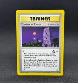 Pokemon Tower 42 LP Black Star Promo Rare Pokemon TCG Card 2000 - Image 1